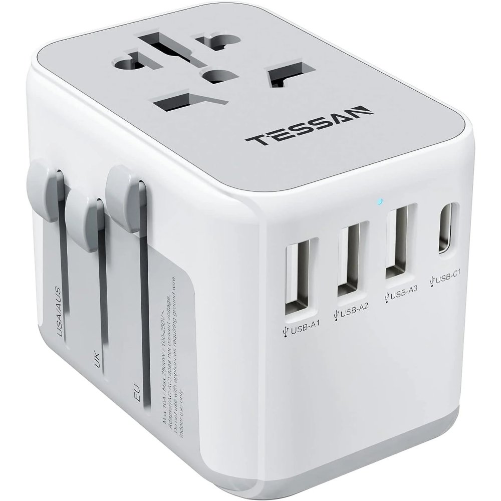 Adaptor Universal Tessan USB-C, 4 Porturi, 85 RON