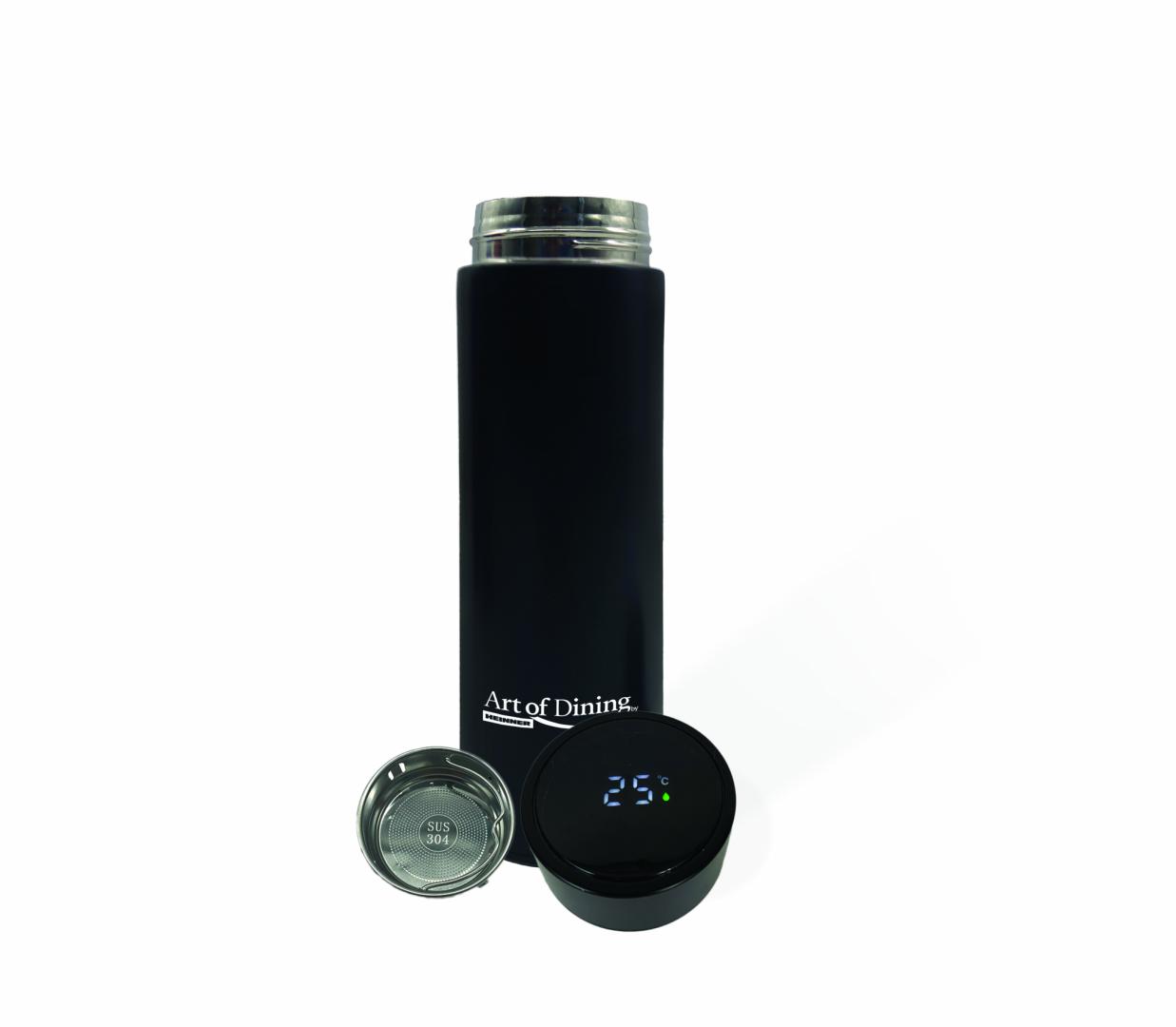 Termos Heinner 450 ml Inox cu LED Negru - Art of Dinning - imagine 4