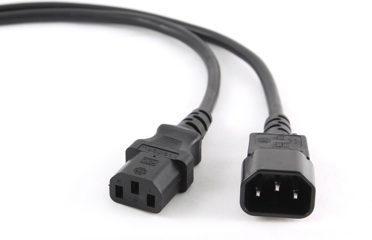 Cablu Alimentare Gembird 5M, C13-C14, Negru - imagine 1
