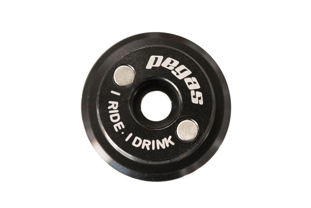 Capac Tijă Ghidon Beer Cap XHS-16 Aluminiu CNC Negru - imagine 5