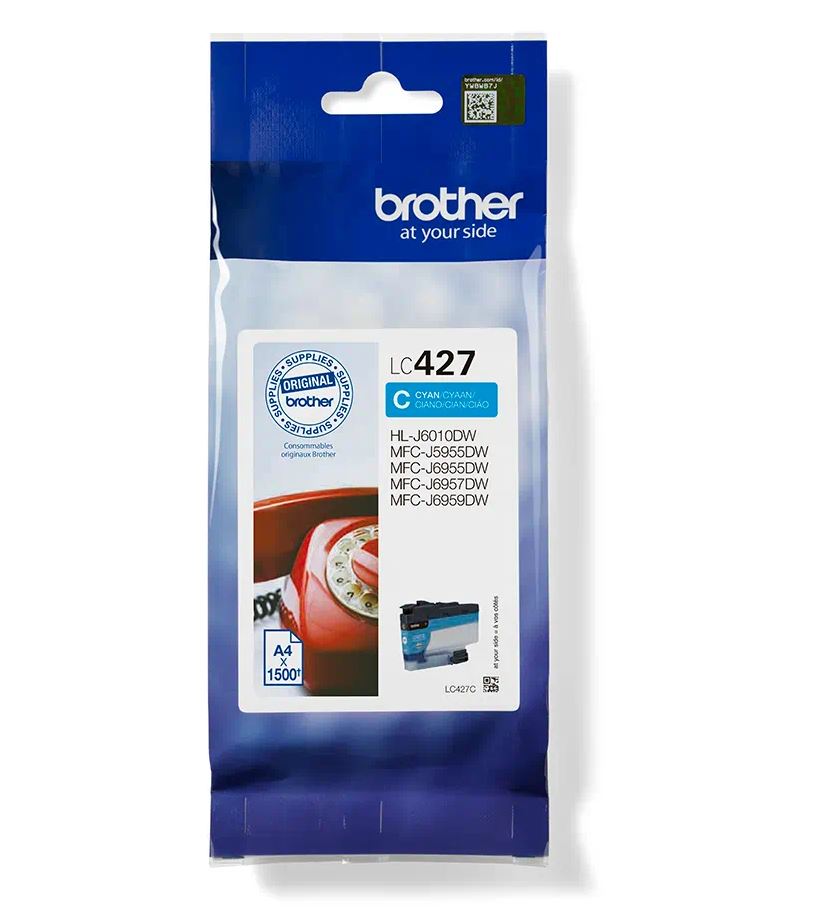 Cartus Original Brother LC427C Cyan 1500 pagini