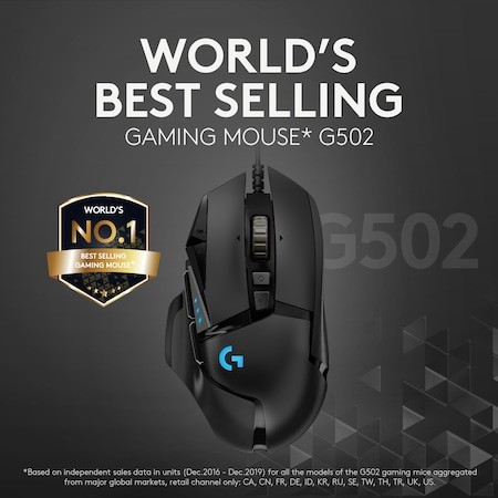 Mouse Gaming Logitech G502 Hero USB - Senzor 25.600 DPI - imagine 3