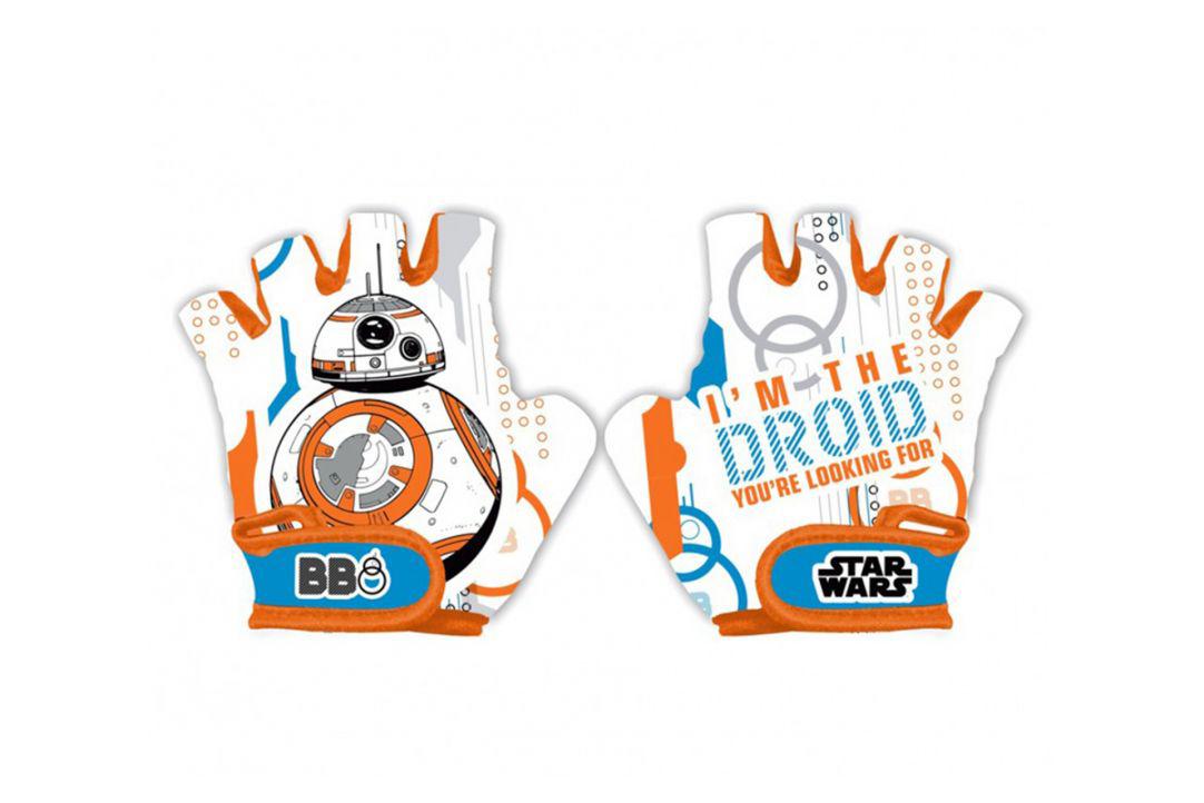 Manuși Bicicletă Seven Star Wars Alb-Portocaliu | Licență Disney