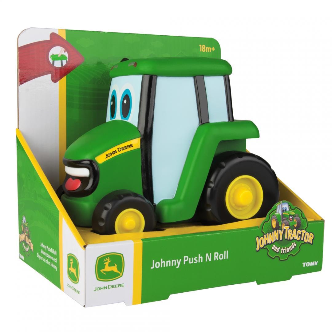 Tractoraș cu Buton pentru Copii - Jucărie Interactivă - imagine 2
