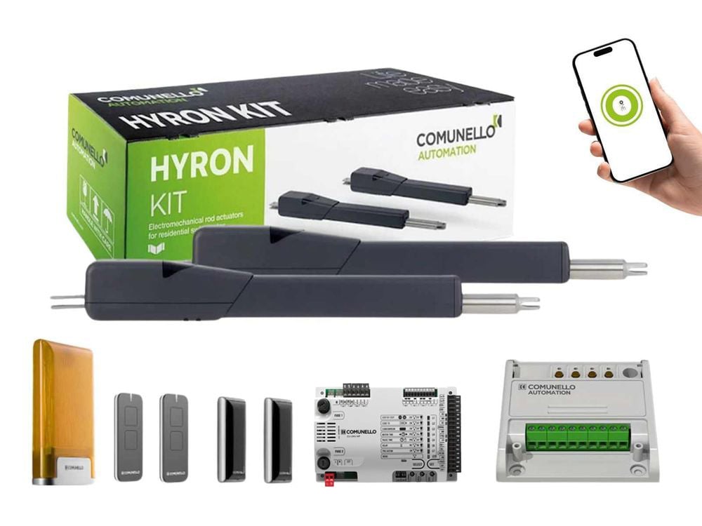 Kit Comunello Hyron WiFi Control Porți Batante