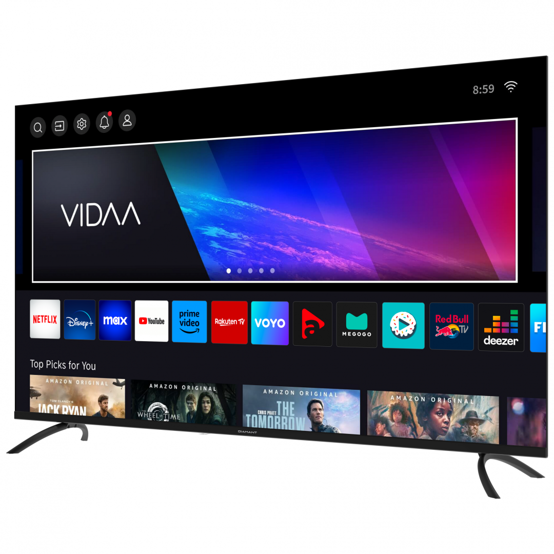 Televizor LED Diamant 65" 4K UHD Smart TV VIDAA 164 cm - imagine 4