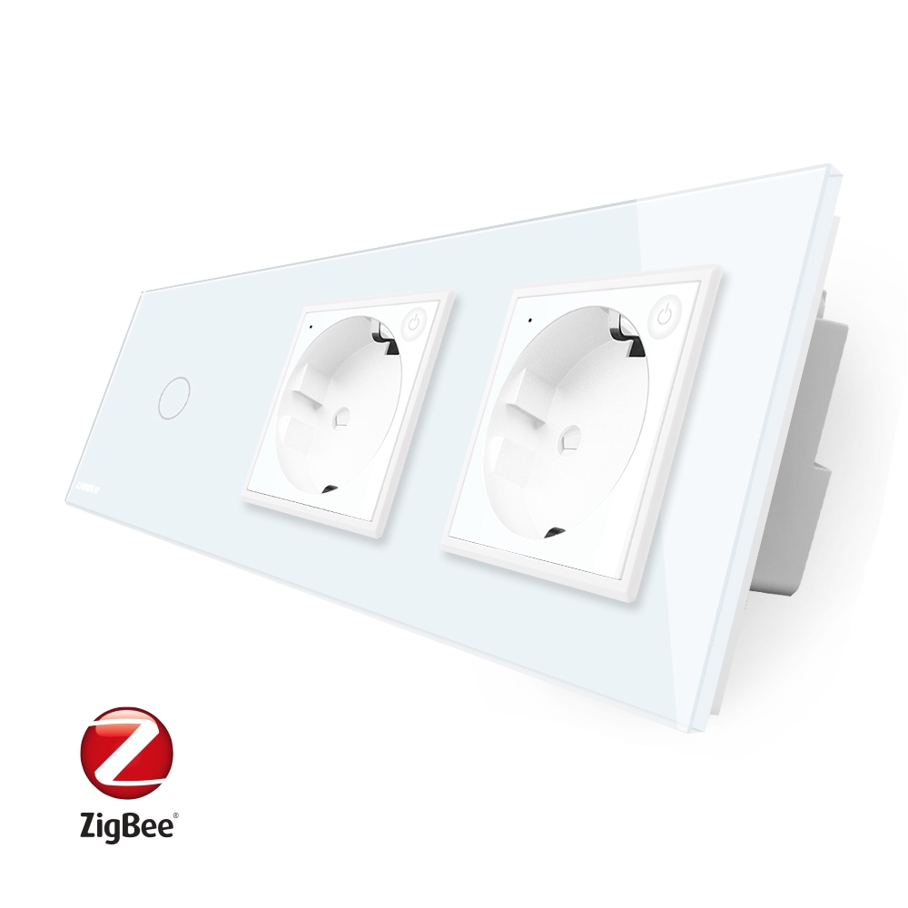 Intrerupator LIVOLO ZigBee Touch cu 2 Prize