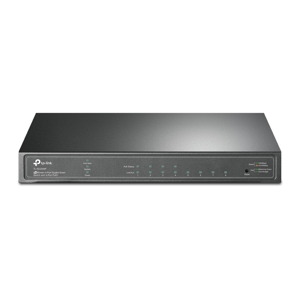 Switch TP-LINK TL-SG2008P 8 Porturi Gigabit PoE+ 65W