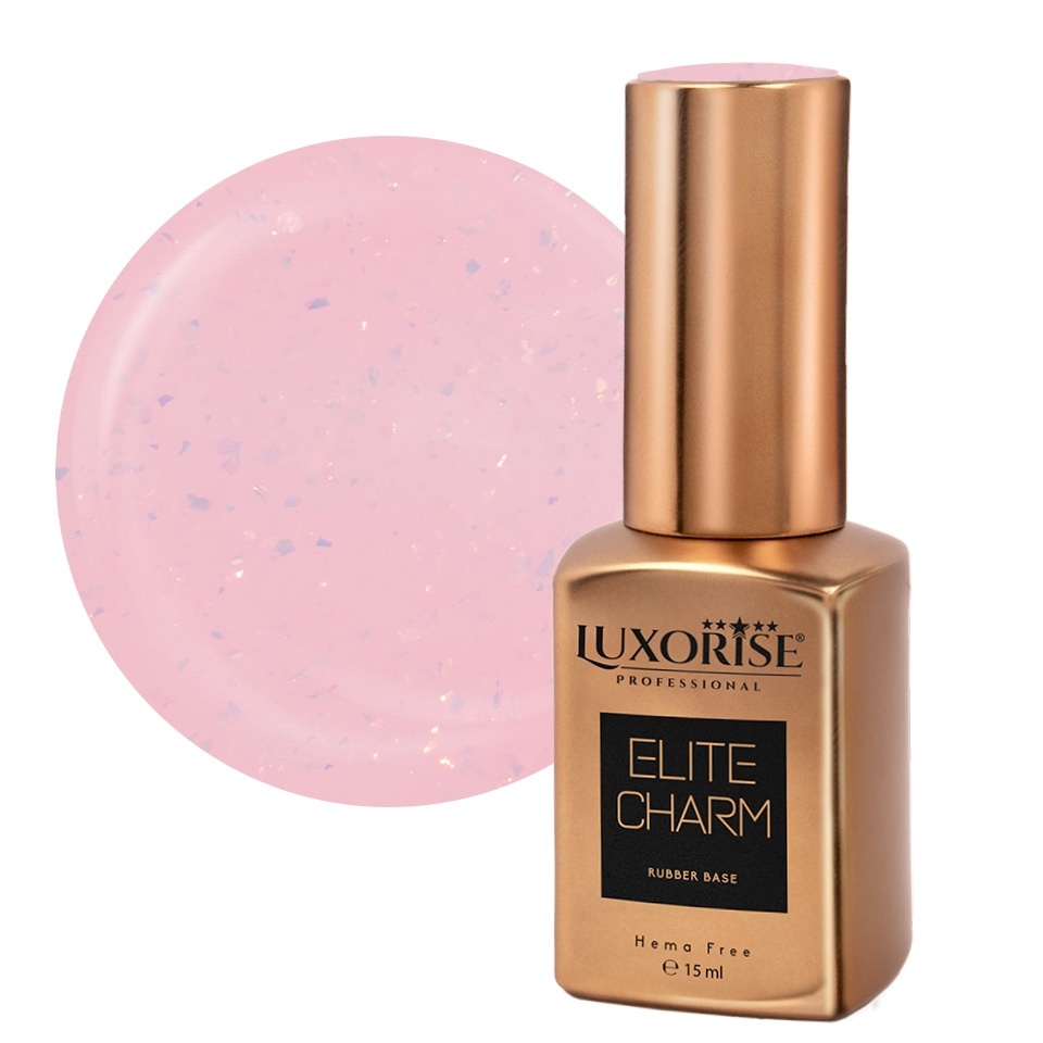 Rubber Base LUXORISE Peach Fantasy 15ml - imagine 1