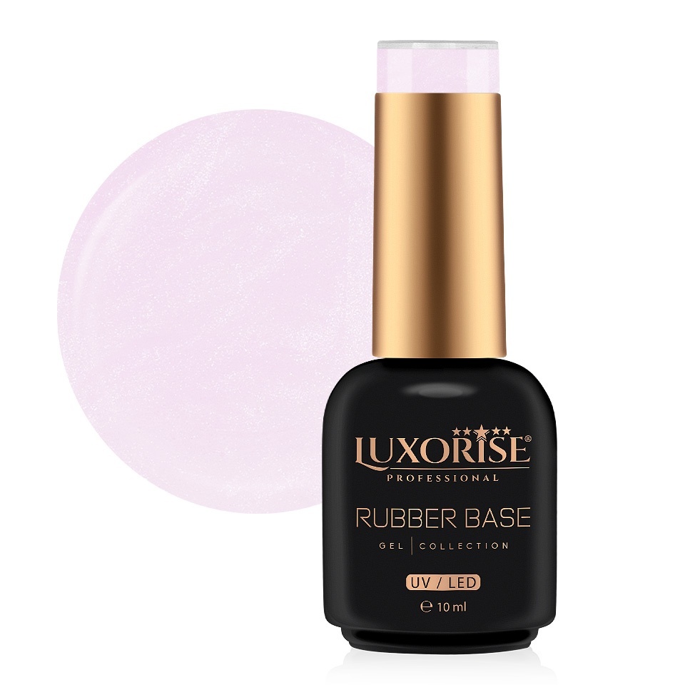 Rubber Base LUXORISE Satin Sheen 10ml - imagine 2