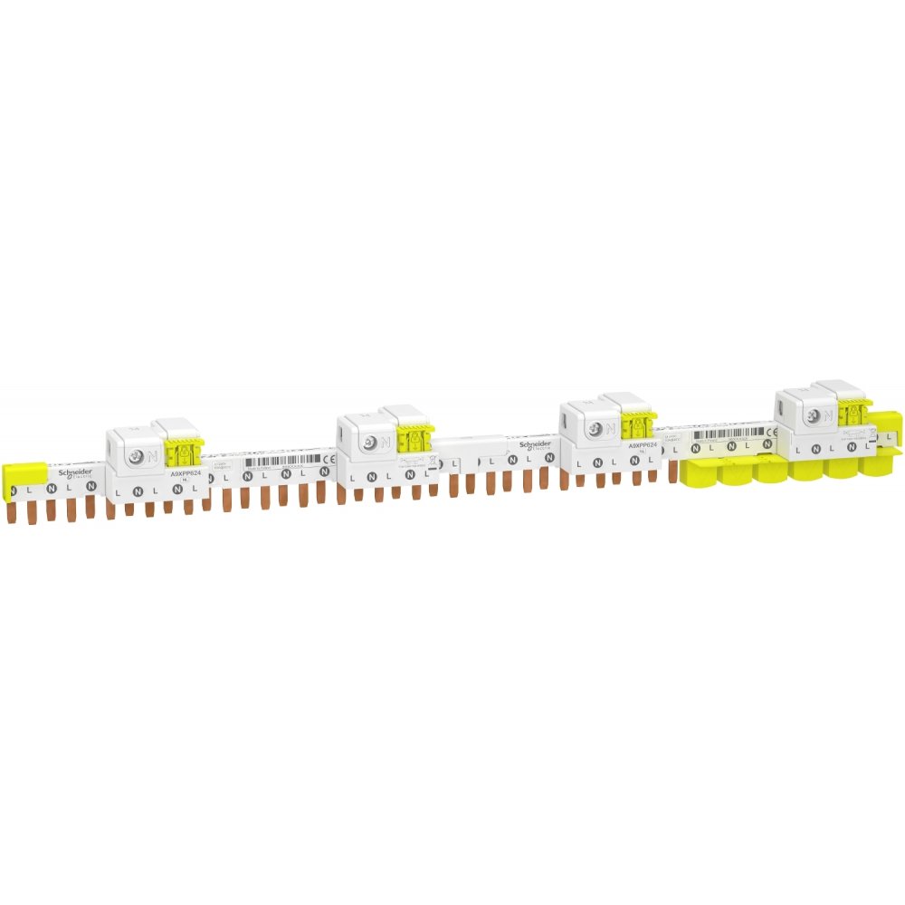 Pieptene Acti9 iC40 Schneider, Conectare Sigură