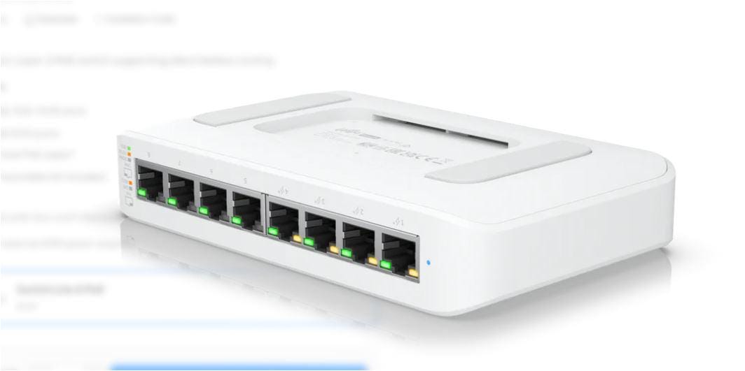 Switch Ubiquiti USW-LITE-8-POE 8xGigabit Layer 2 Management Complet - imagine 4