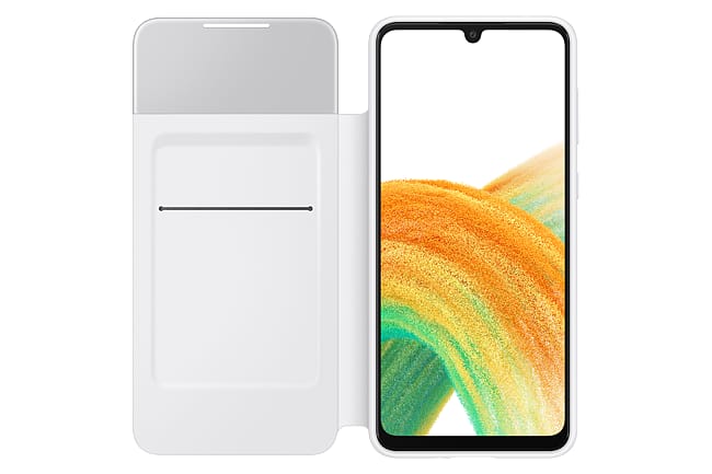 Husă Samsung A33 5G S View Wallet Albă - imagine 9
