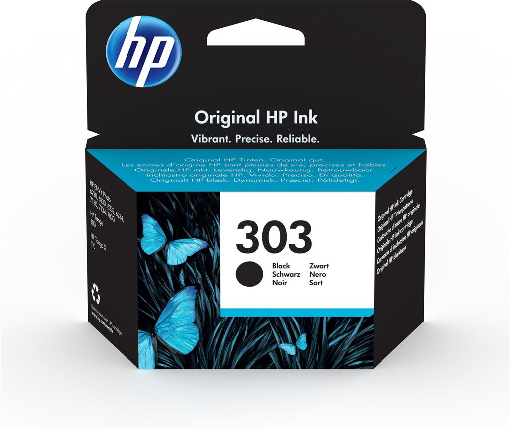 Cartus Cerneala HP 303 Original Negru - Imprimari Flawless