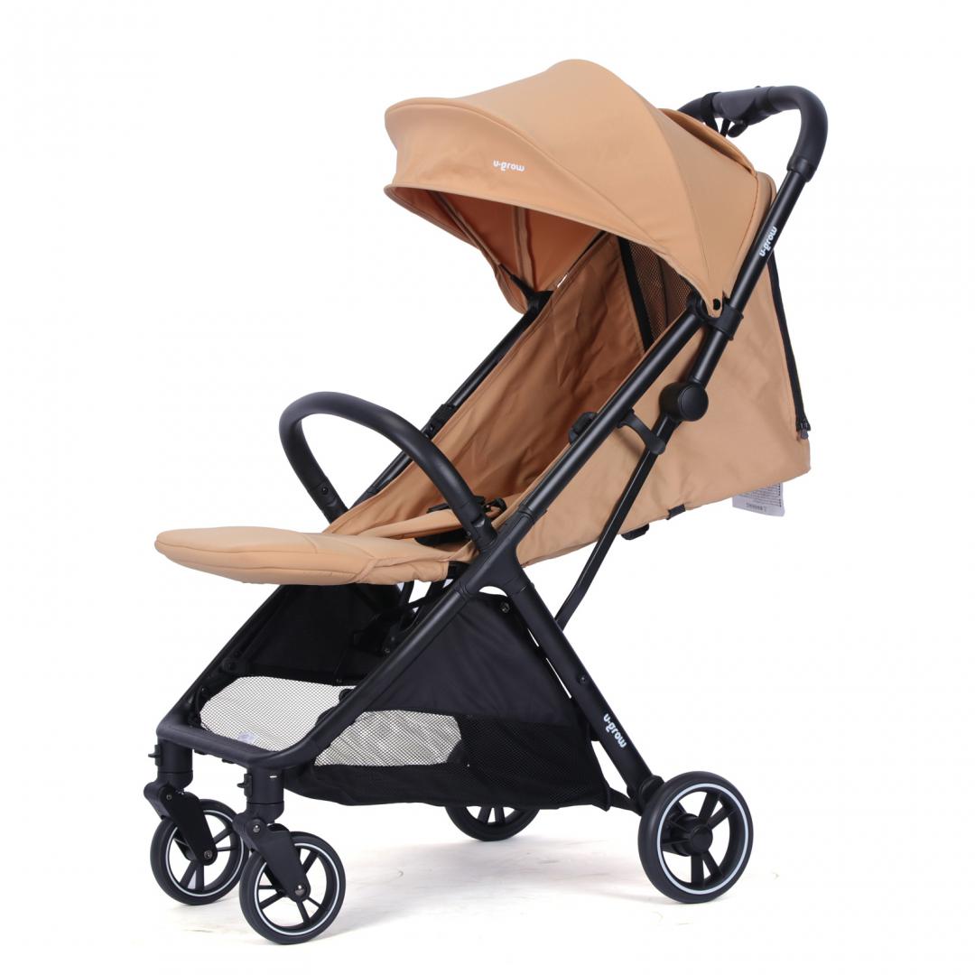 Cărucior Sport U-Grow AutoFold 0-48 luni, Maro - imagine 4