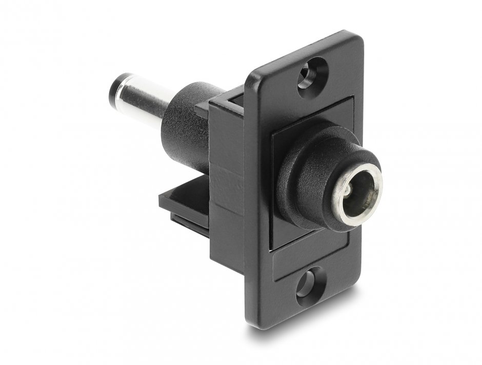 Modul DC montare panou Delock 91119, 5.5x2.1 la 5.5x2.5