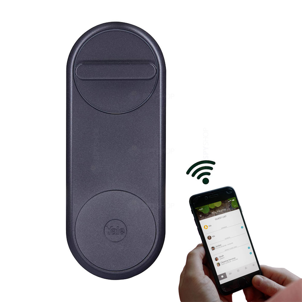Yale Linus Smart Lock, Wi-Fi, Control Total, Albastru/Negru - imagine 7