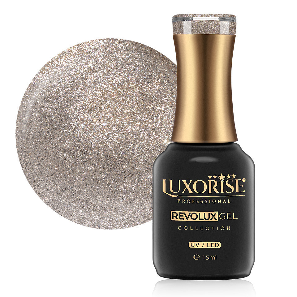 Oja Semipermanenta Revolux Luxorise Gold Flakes 15ml