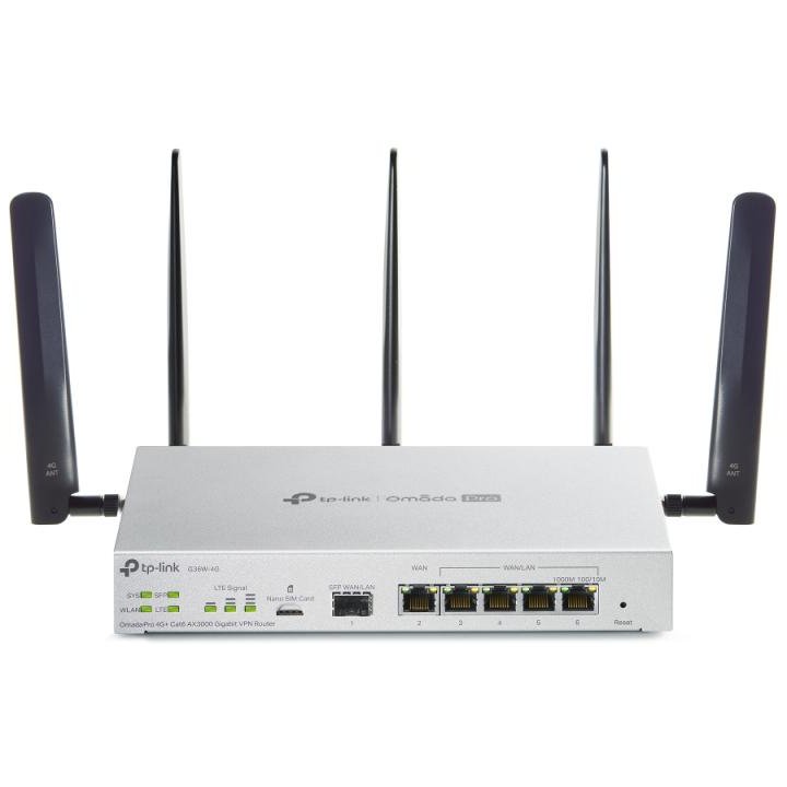Router TP-Link G36W-4G Omada Pro 4G+ Cat6 AX3000 VPN