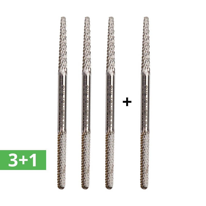 Set 3+1 Bit Carbid Fin Baionetă Nailshop