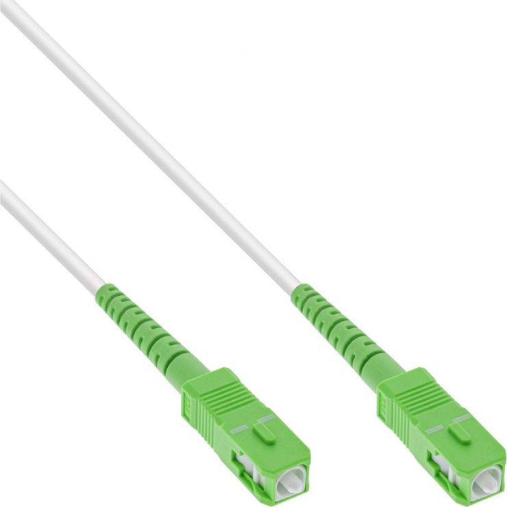 Cablu Fibra Optica InLine SC/APC 0.5m, OS2