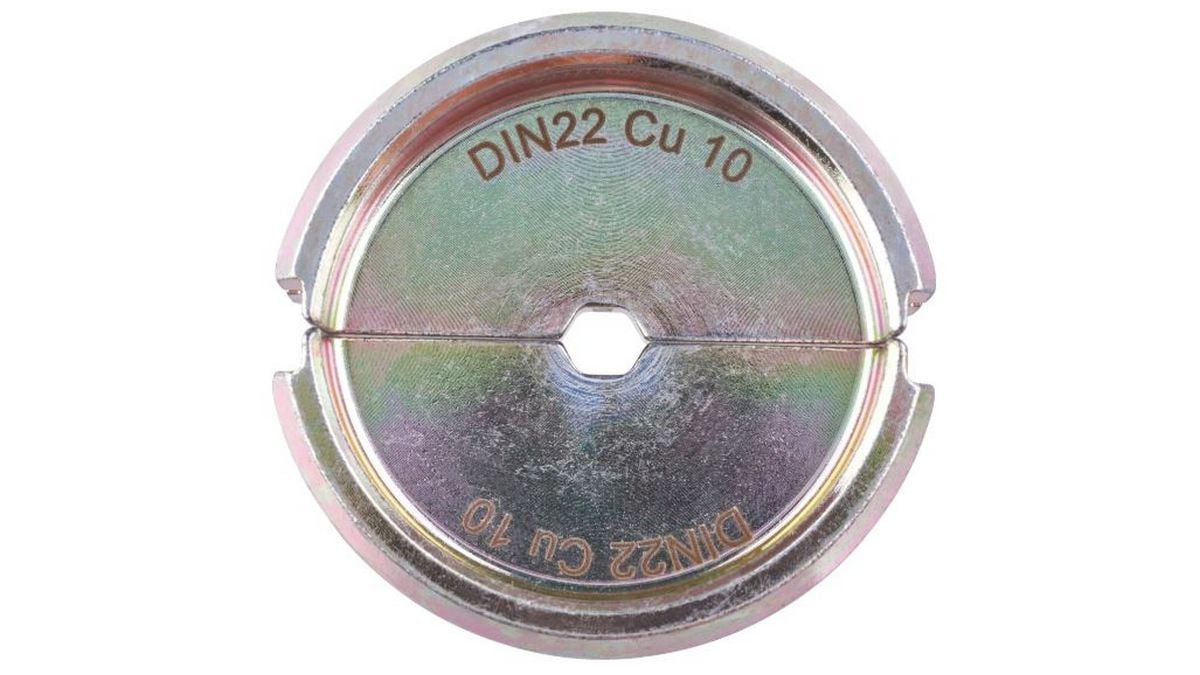 Bac sertizare Milwaukee DIN22 CU 10 mm2 hexagonal