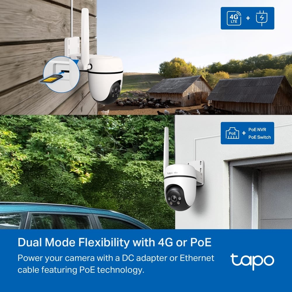 Cameră TP-LINK Tapo C501GW 4G LTE Pan/Tilt Exterior 1080p - imagine 20