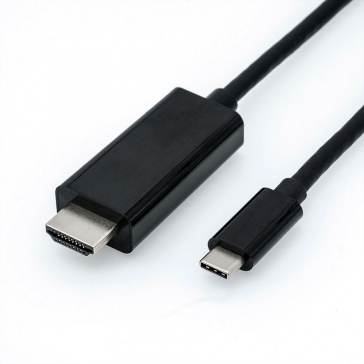 Cablu USB-C la HDMI 4K 60Hz Roline 1m