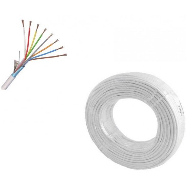 Cablu Alarmă 8 Fire Ecranat TED Electric 100m