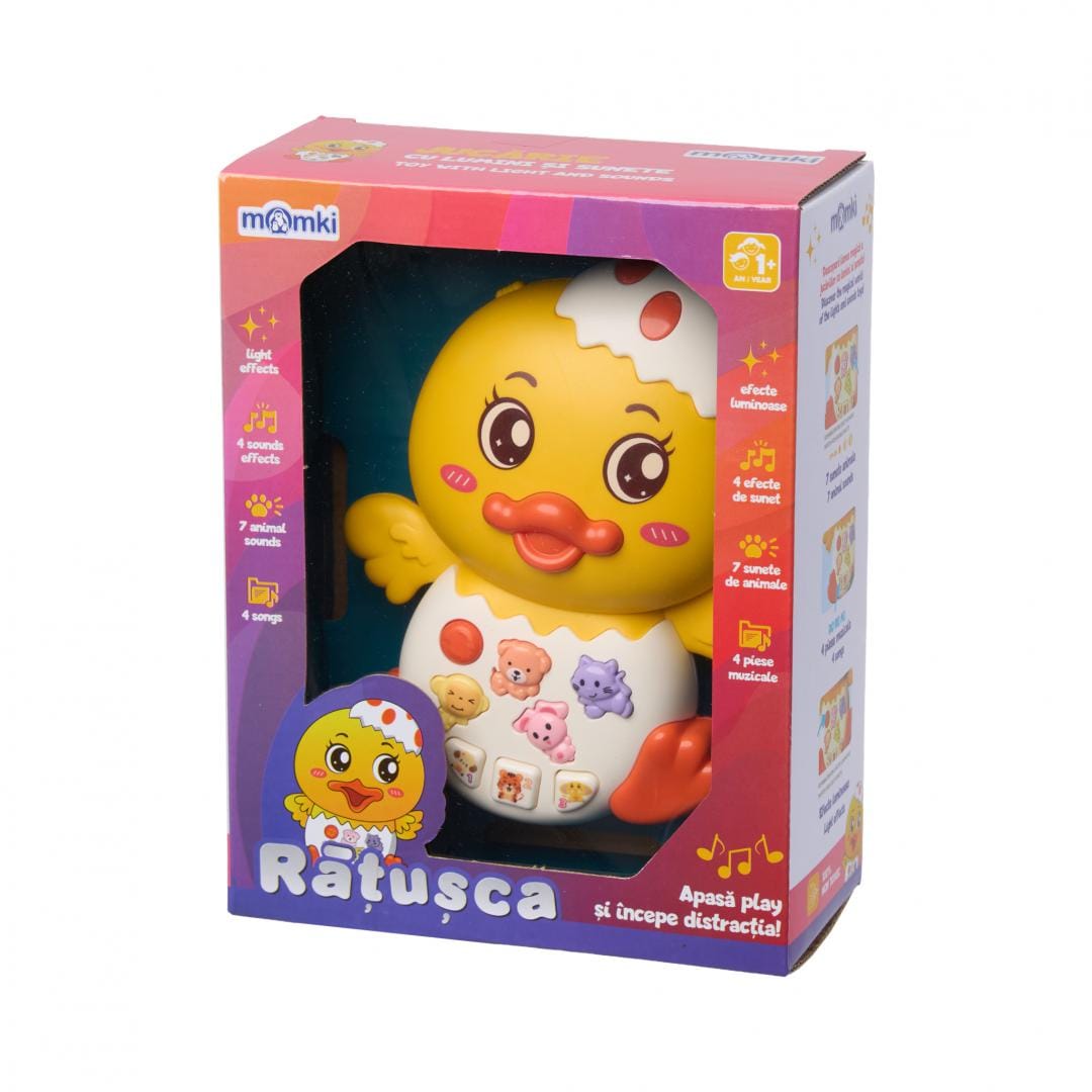 Jucarie Ratusca Momki cu Lumini si Sunete pentru Copii - imagine 4