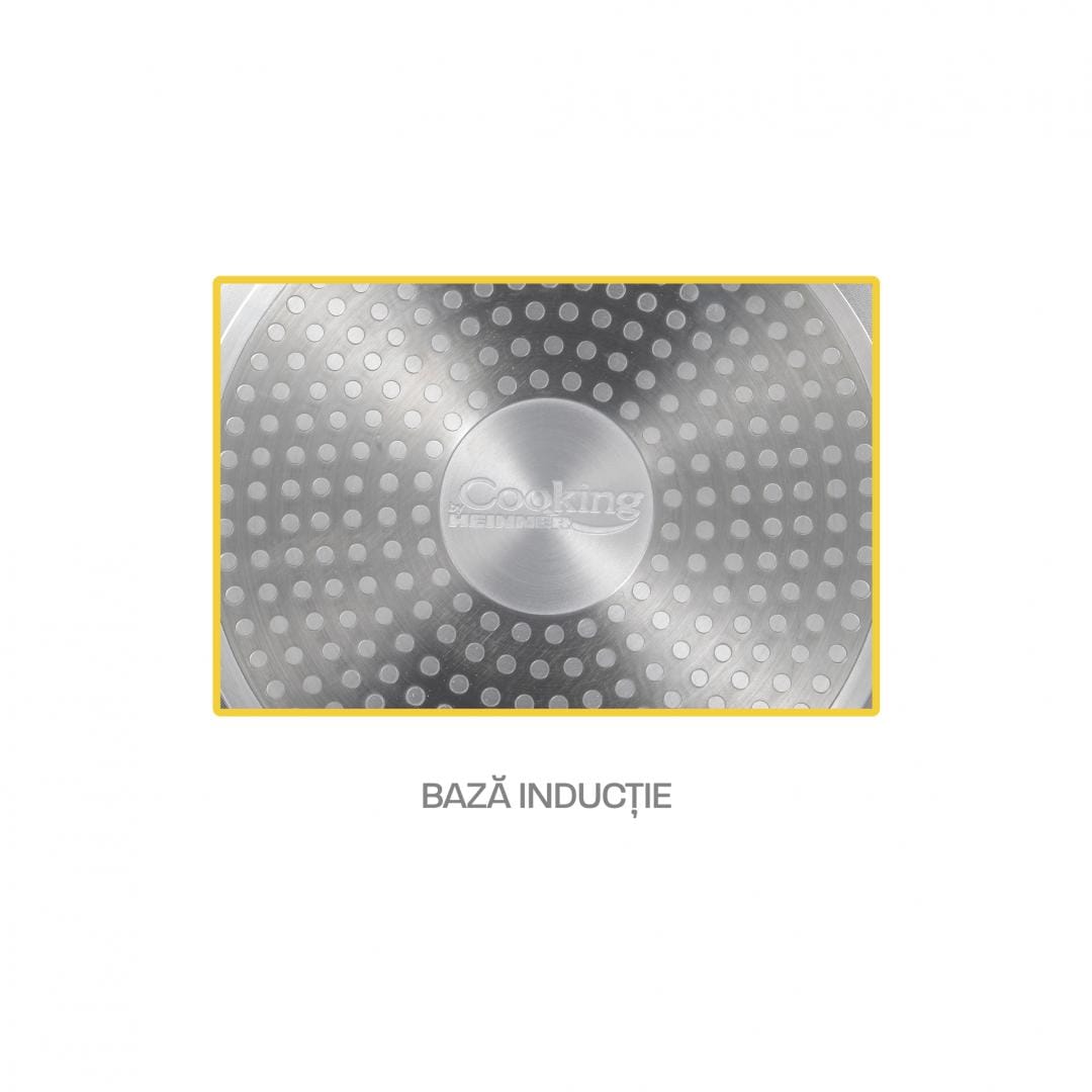 Set Gătit Heinner 5 Piese Aluminiu Presat Culoare Cretă - imagine 16