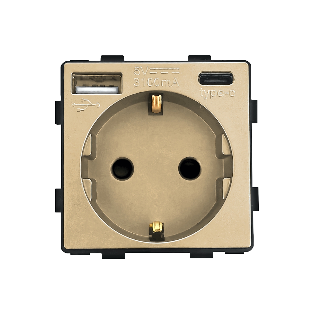 Modul Priza + USB-A + USB-C 20W LUXION - imagine 16