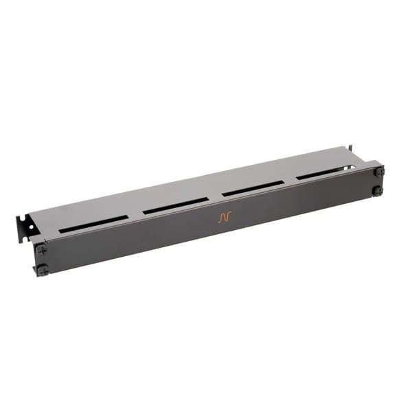 Organizator Cabluri NEXANS 1U 19" cu Capac - Negru - imagine 2