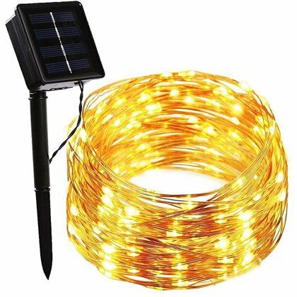 Sir luminos solar Forever Light, Alb Cald, 22m