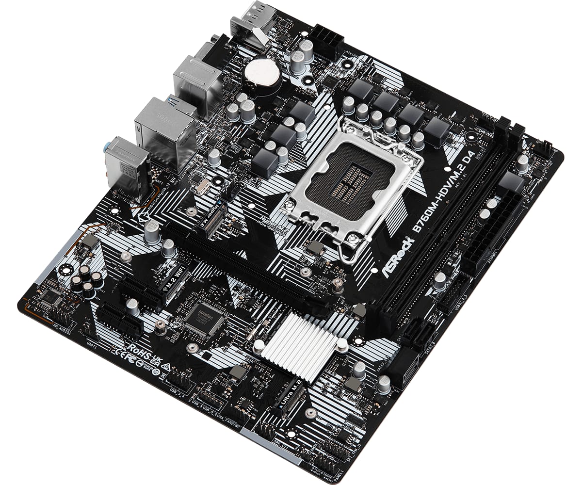 Placa de Baza ASROCK B760M-HDV/M.2 DDR4 - Performanta Garantata - imagine 7