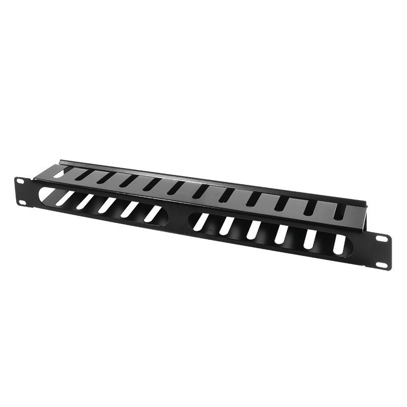 Masca Orizontala 19 inch 1U Logilink ORCC01B - Organizare Cabluri Rack - imagine 1