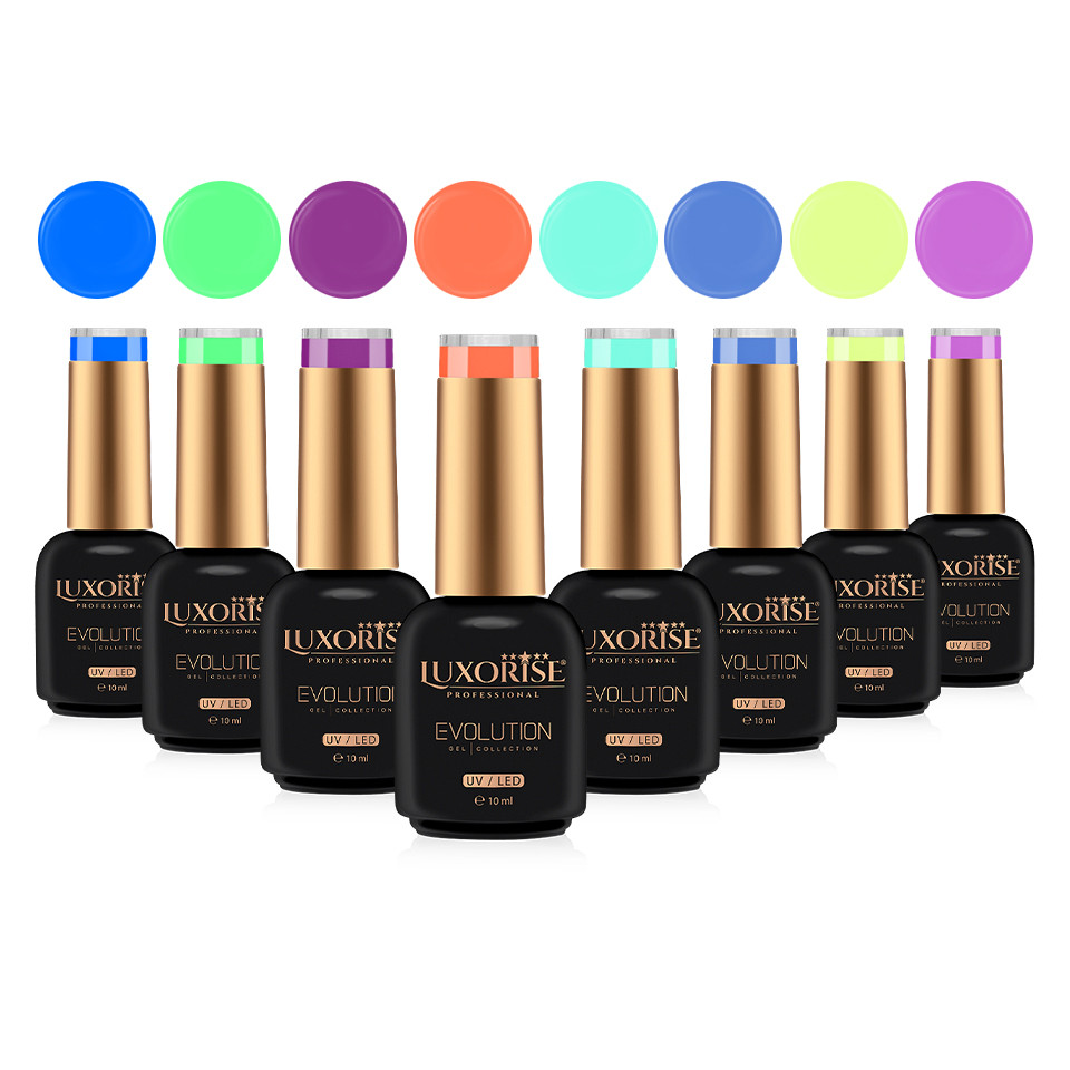 Set 8 Oje Semipermanente LUXORISE Evolution | Kitunghii