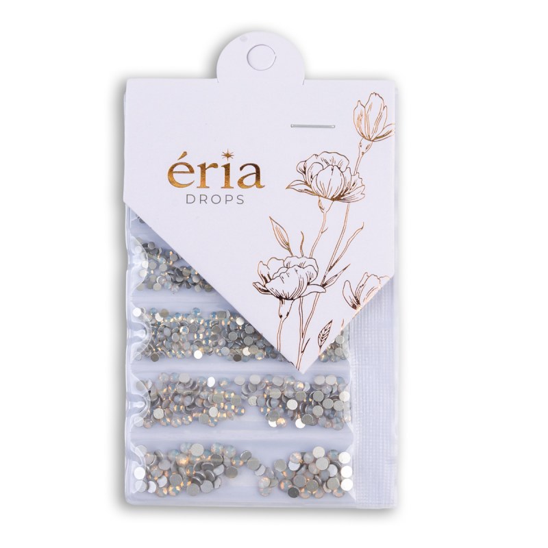 Éria Drops White Opal AB – Cristale Nailshop