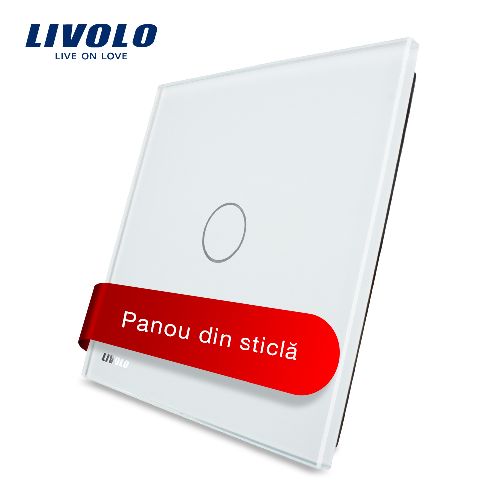 Panou Touch Livolo din Sticlă, Design Modern și LED