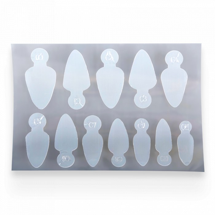 French Silicone Pads Square Nailshop