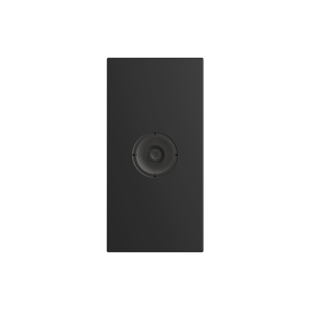 Priză TV Livolo, Metal/Plastic, 45x22.5mm, Negru - imagine 6