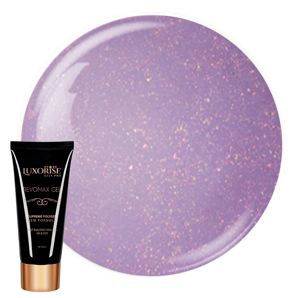 Polygel Luxorise Milky Rose, 15ml - Constructie Unghii