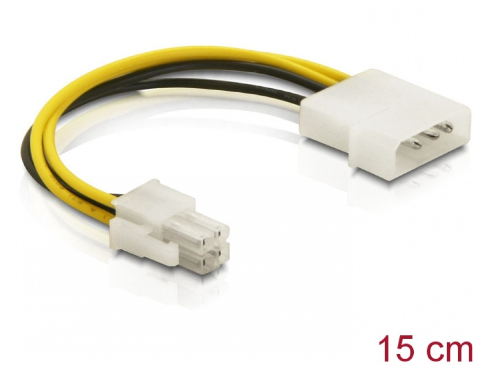 Cablu Intel P4 la Molex 15cm, Delock 82391