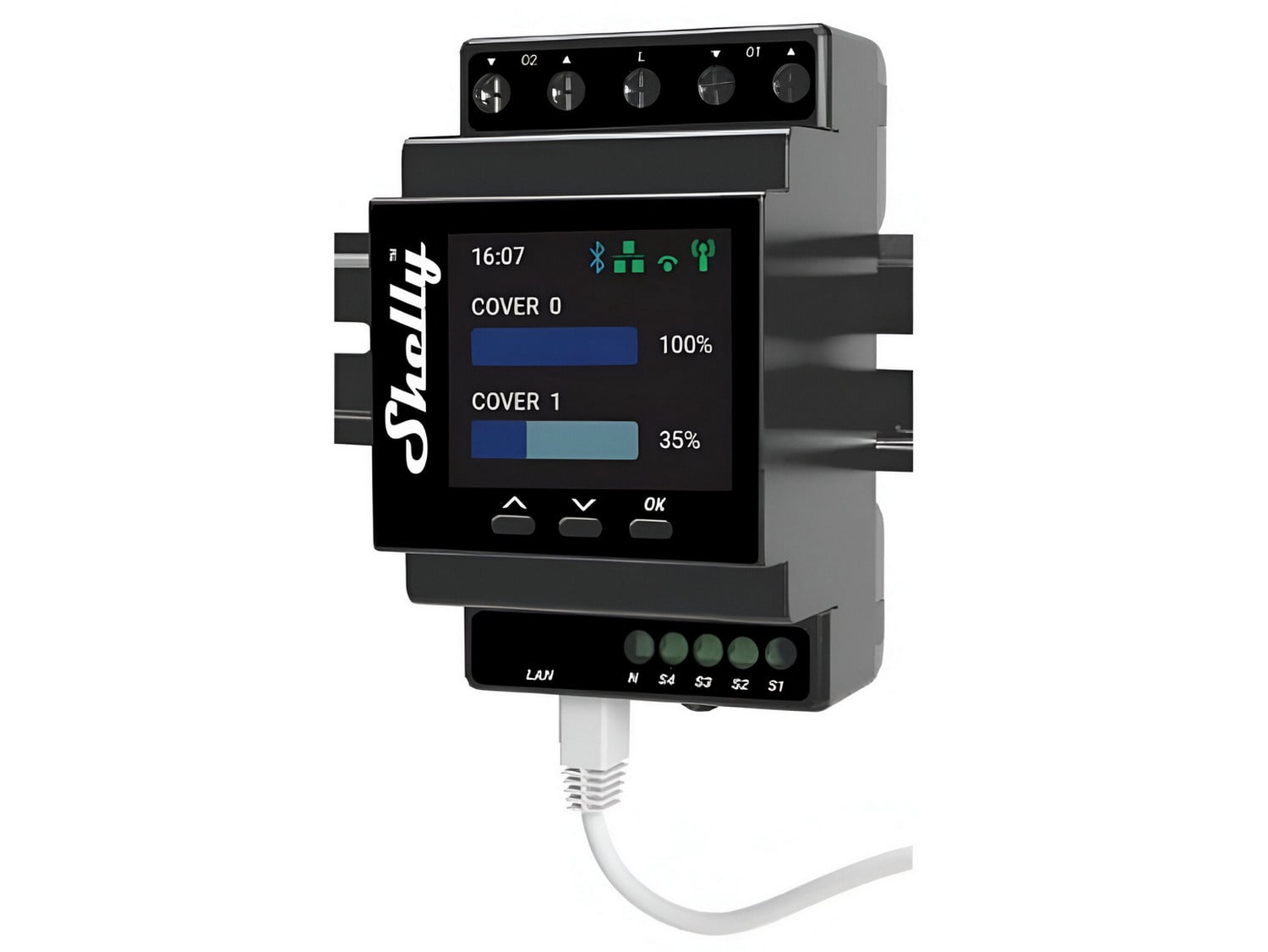 Shelly PRO 4DUAL - Releu WiFi Control Rulouri