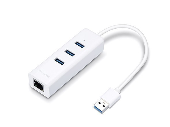 Adaptor TP-Link UE330 USB 3.0 cu 3 Porturi si Gigabit Ethernet