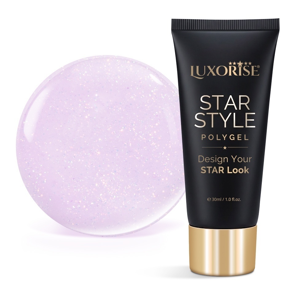 Polygel LUXORISE STAR STYLE - STAR PINK Collection, Pink Pop, 30ml
