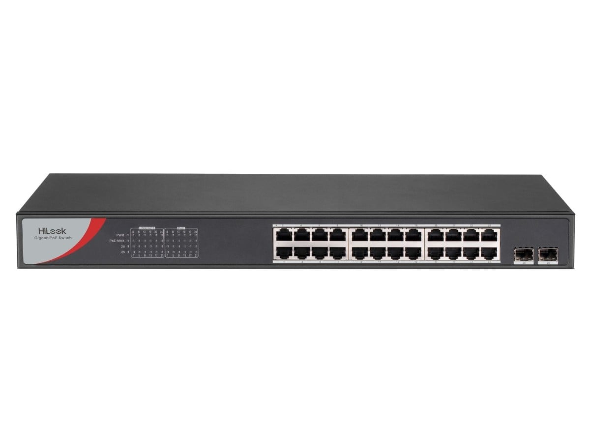 Switch PoE HiLook NS-0526P-225, 24 Porturi Gigabit