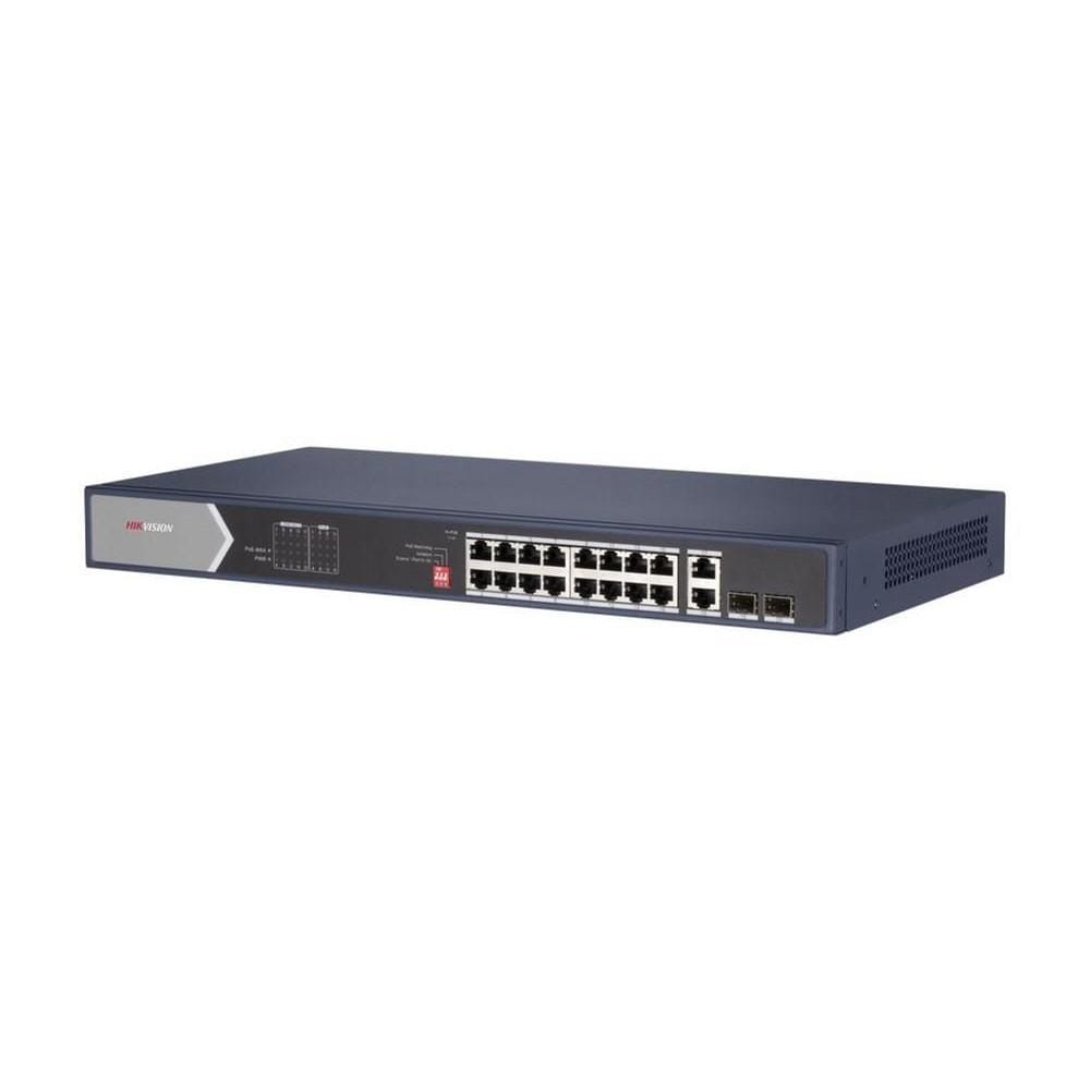 Switch HIKVISION DS-3E0520HP-E 16-port PoE Gigabit 225W - imagine 2