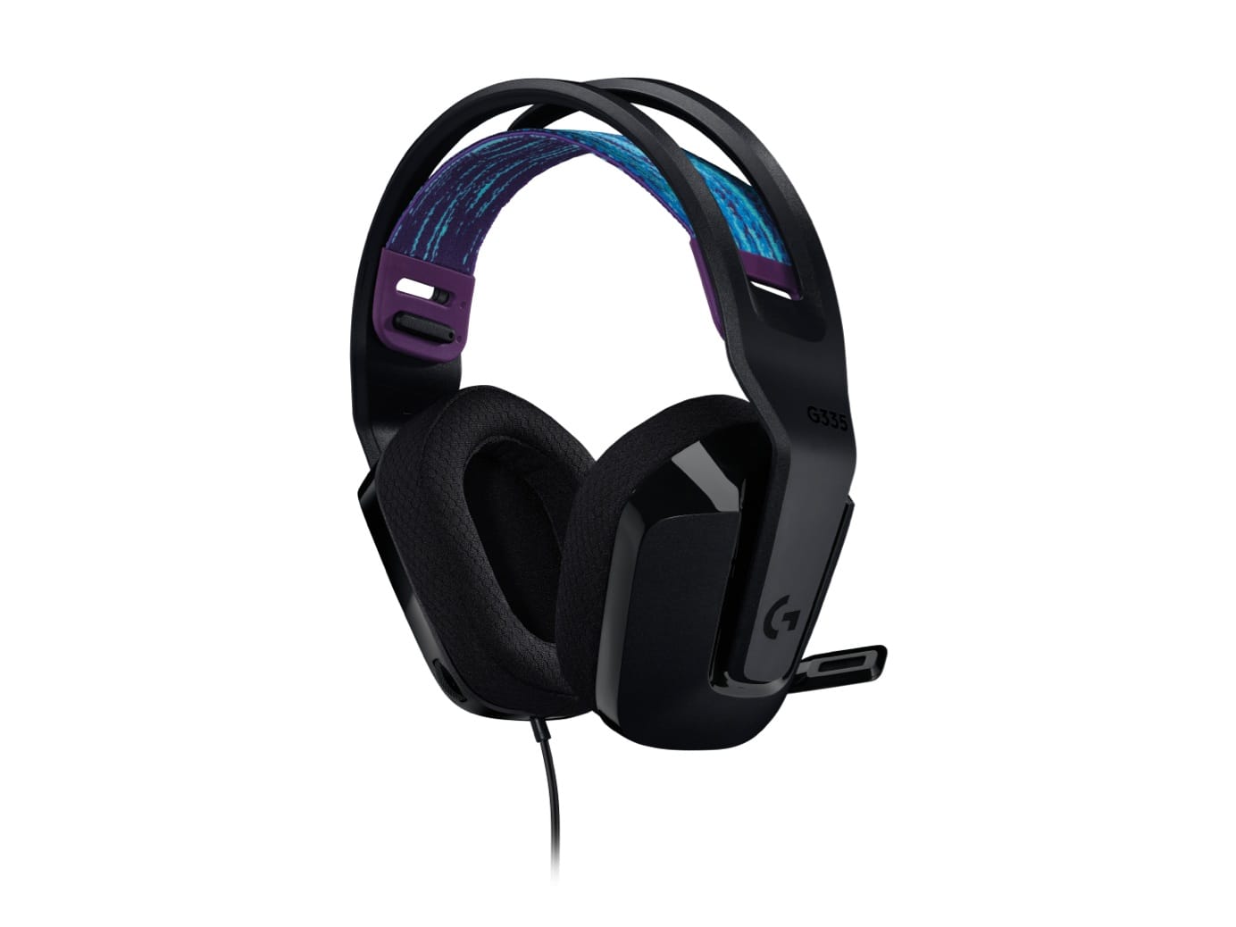 Logitech G335 3.5mm Gaming Headset, Black - imagine 6