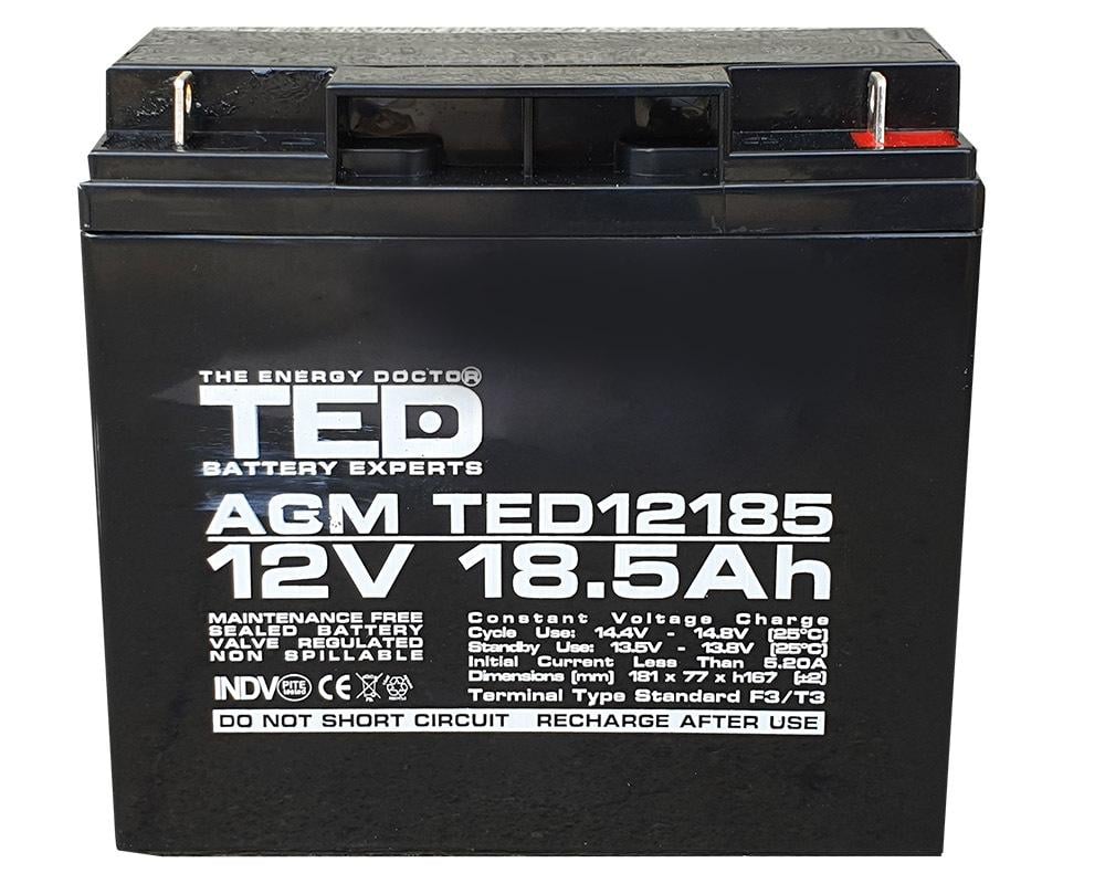Acumulator Atu tech 12V 18.5AH - Securitate Garantată